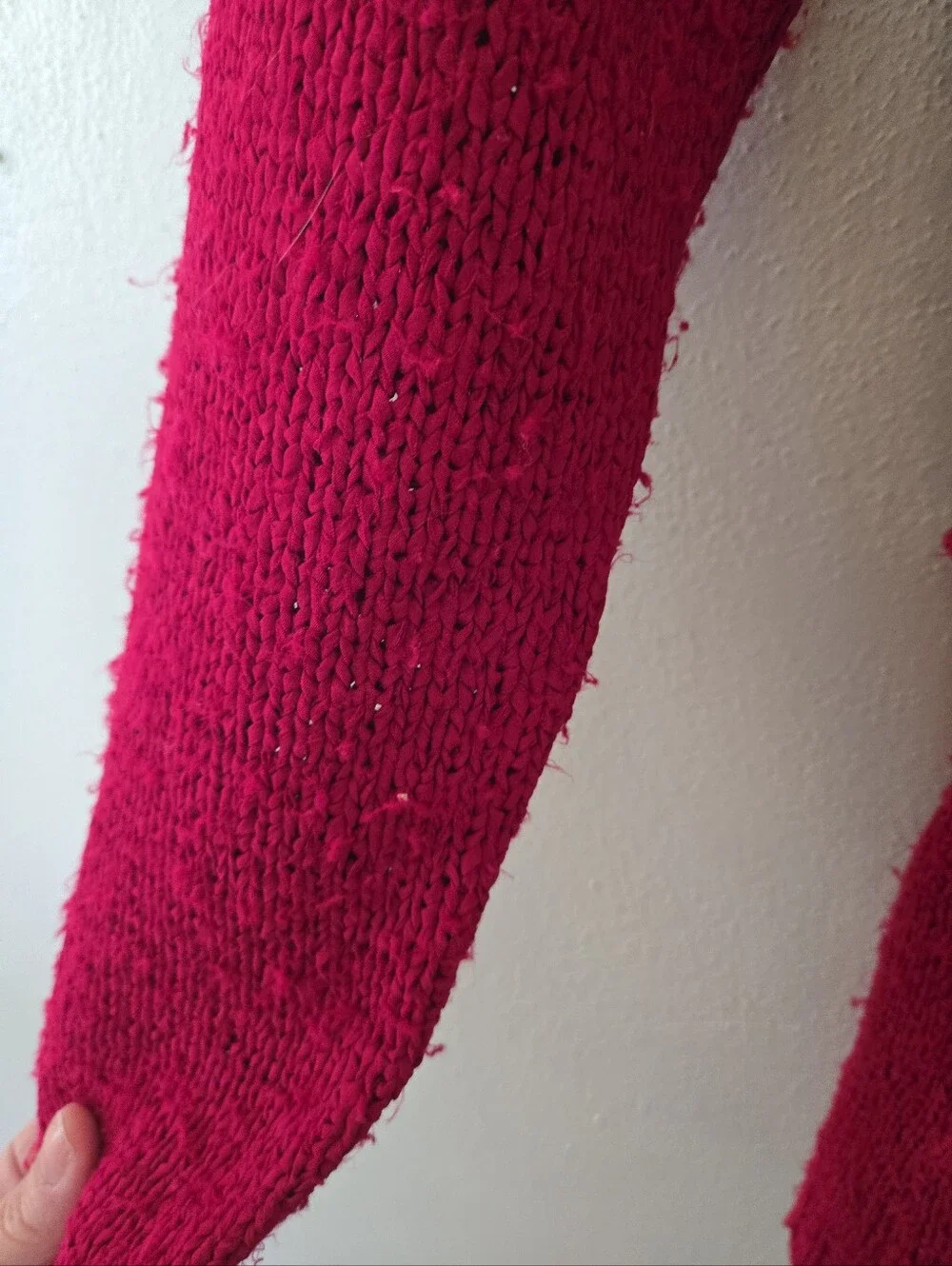Altuzarra Hot Pink Cardigan Sweater with Tie Silk XS/S